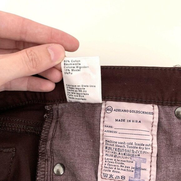 Adriano Goldschmied AG Pants 26R Women Stevie Ankl - Picture 7 of 7